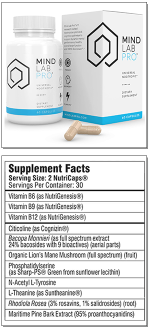mind lab pro brain supplement
